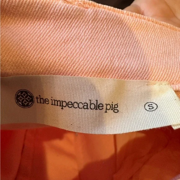 The Impeccable Pig Light Pink Mini Skirt - Picture 3 of 3